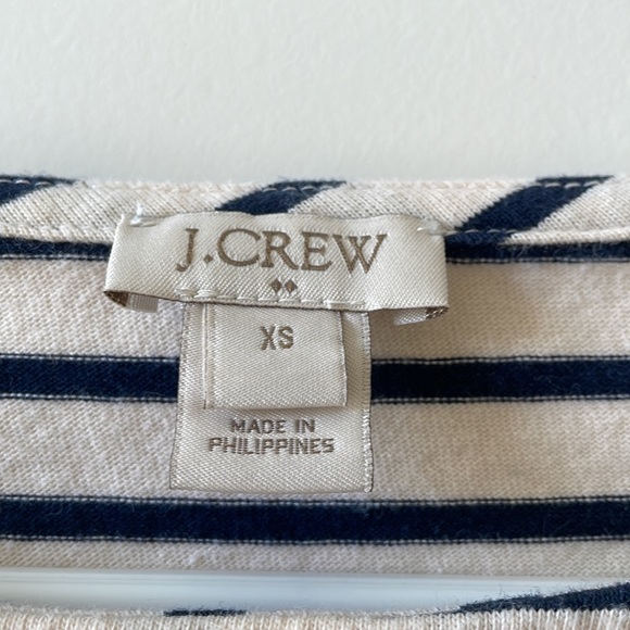 Jcrew boat neck stripe top with flare sleeve - Picture 3 of 3